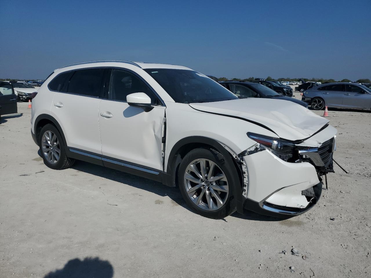 2017 Mazda CX-9 VIN JM3TCBEY6H0133427 Copart auction photo, front end / side damage thumbnail 4