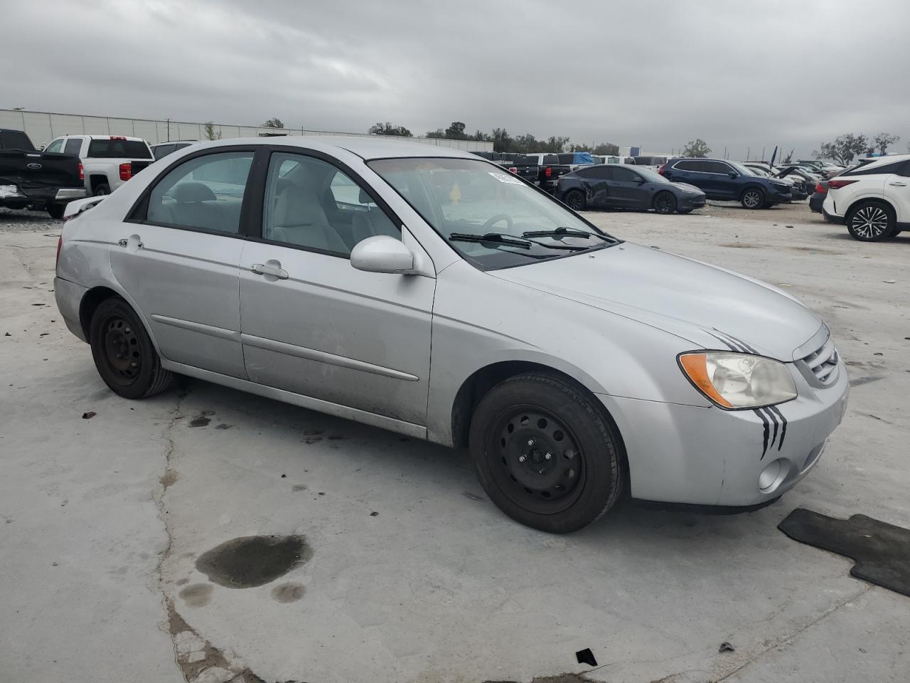 2006 KIA Spectra VIN KNAFE121X65247106 Copart auction photo, rear end damage thumbnail 4