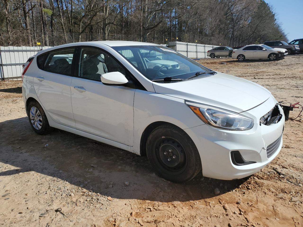 2015 Hyundai Accent VIN KMHCT5AE6FU203225 Copart auction photo, front end / rear end damage thumbnail 4