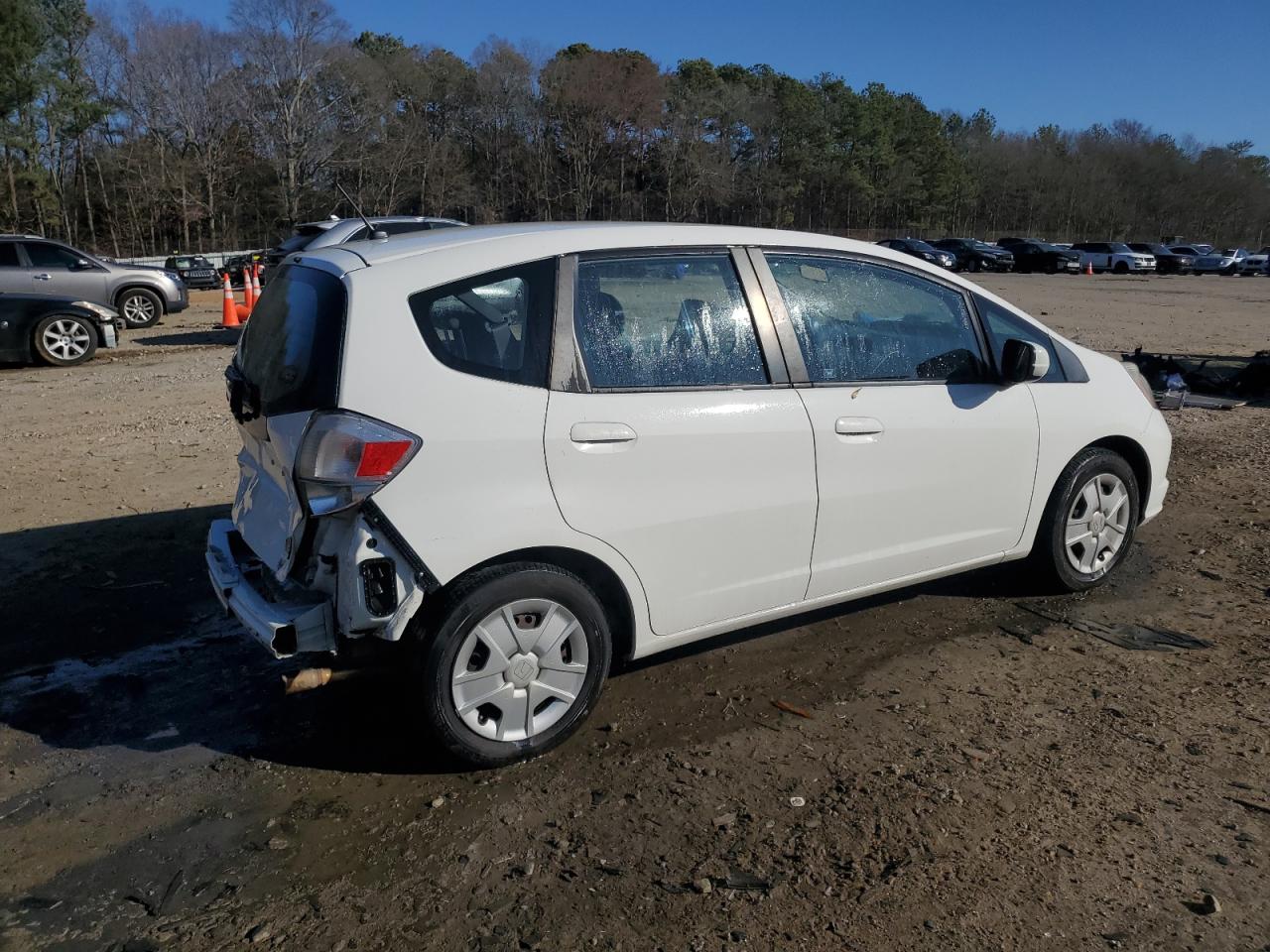 2012 Honda Fit VIN JHMGE8H30CC023809 Copart auction photo, rear end damage thumbnail 3