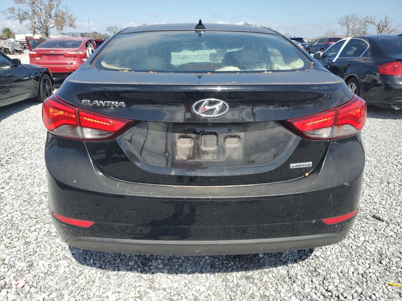 2016 Hyundai Elantra VIN 5NPDH4AE0GH680295 Copart auction photo, normal wear damage thumbnail 6