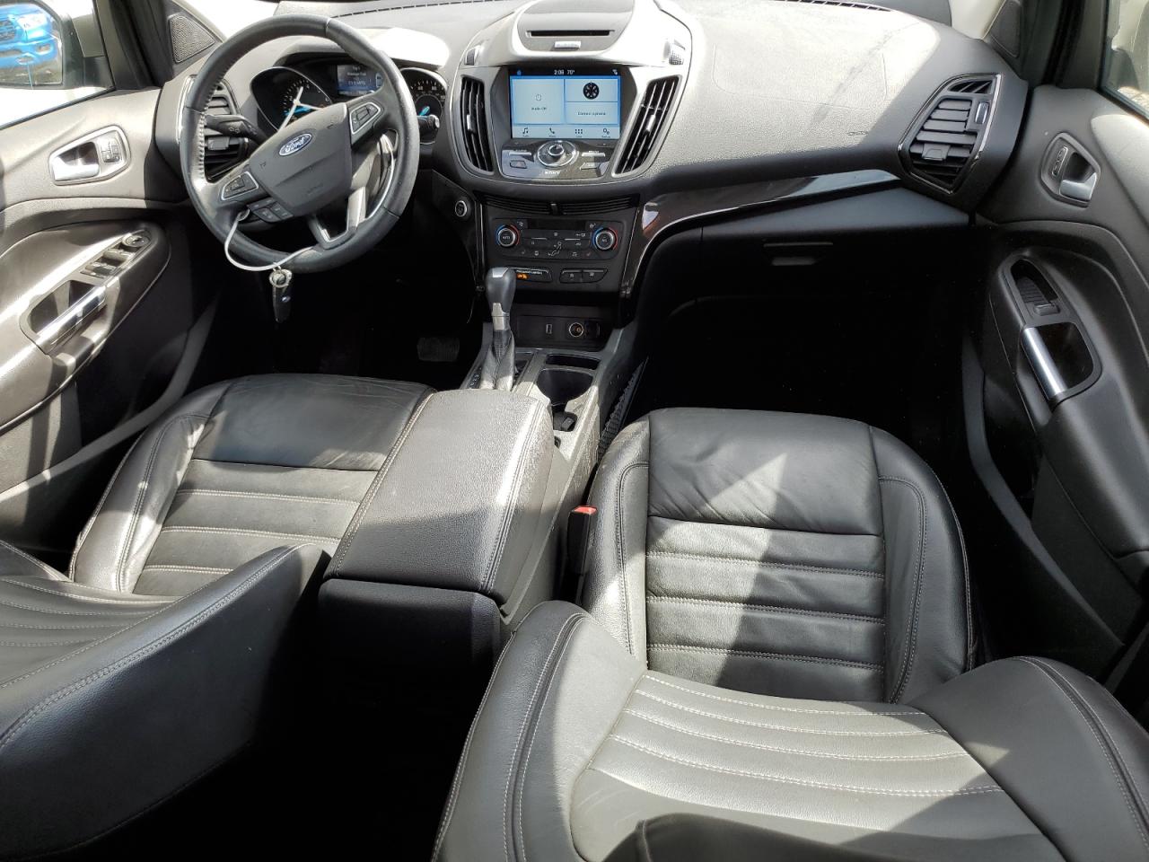 2017 Ford Escape VIN 1FMCU9JD1HUA37078 Copart auction photo, front end / side damage thumbnail 8