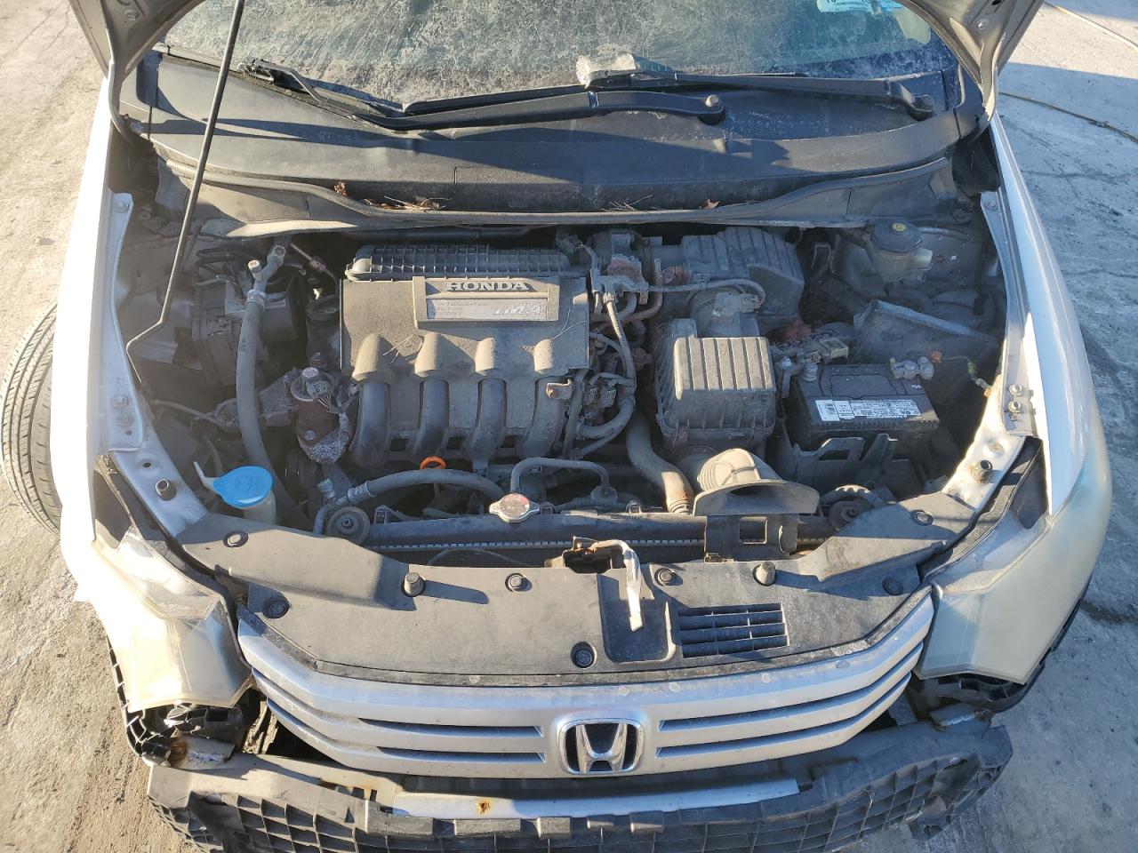 2010 Honda Insight VIN JHMZE2H73AS028806 Copart auction photo, front end / side damage thumbnail 12