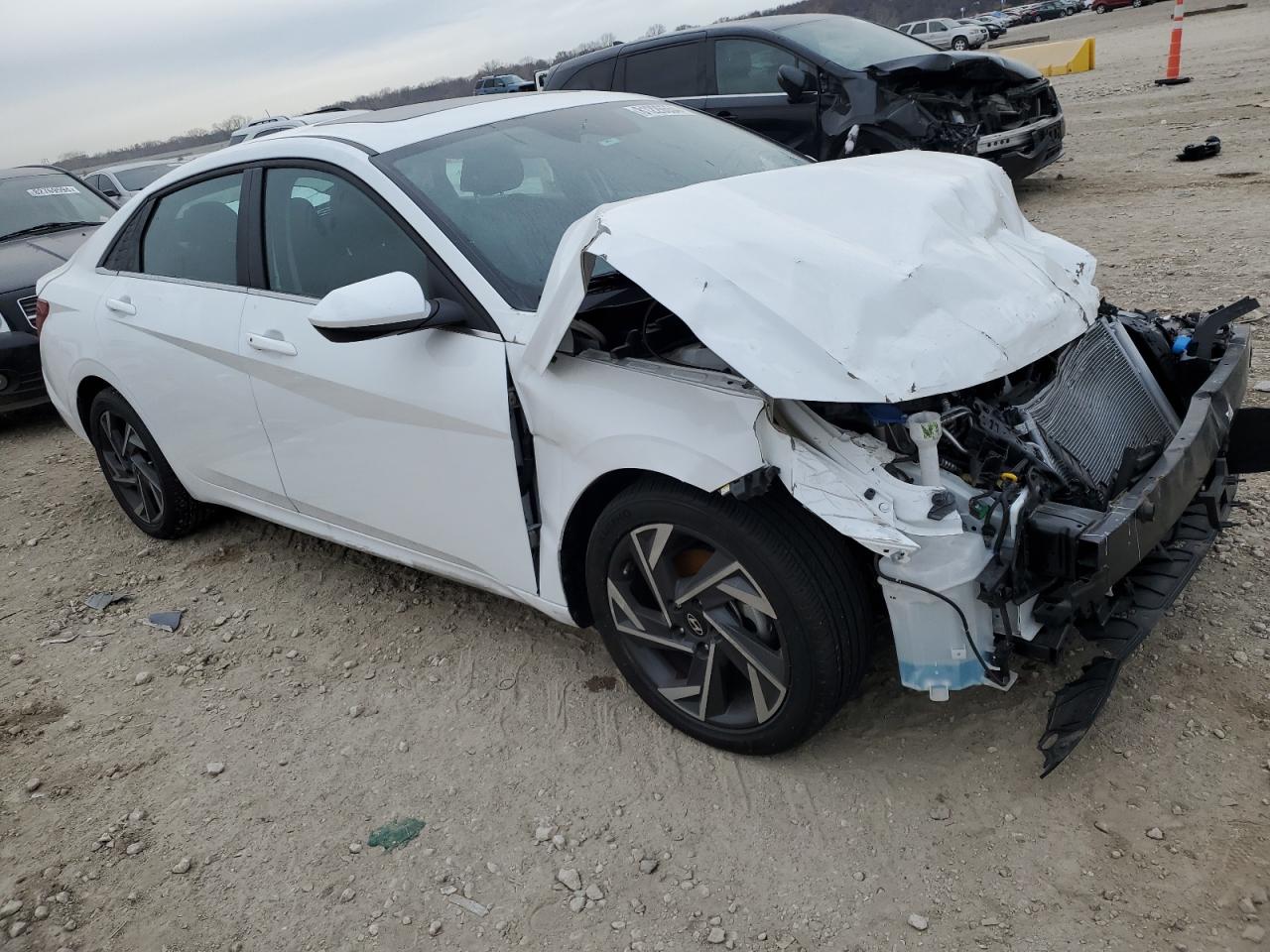 2024 Hyundai Elantra VIN KMHLS4DG9RU727709 Copart auction photo, front end damage thumbnail 4