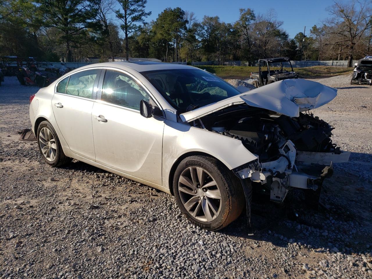 2015 Buick Regal VIN 2G4GN5EX8F9164741 Copart auction photo, front end damage thumbnail 4