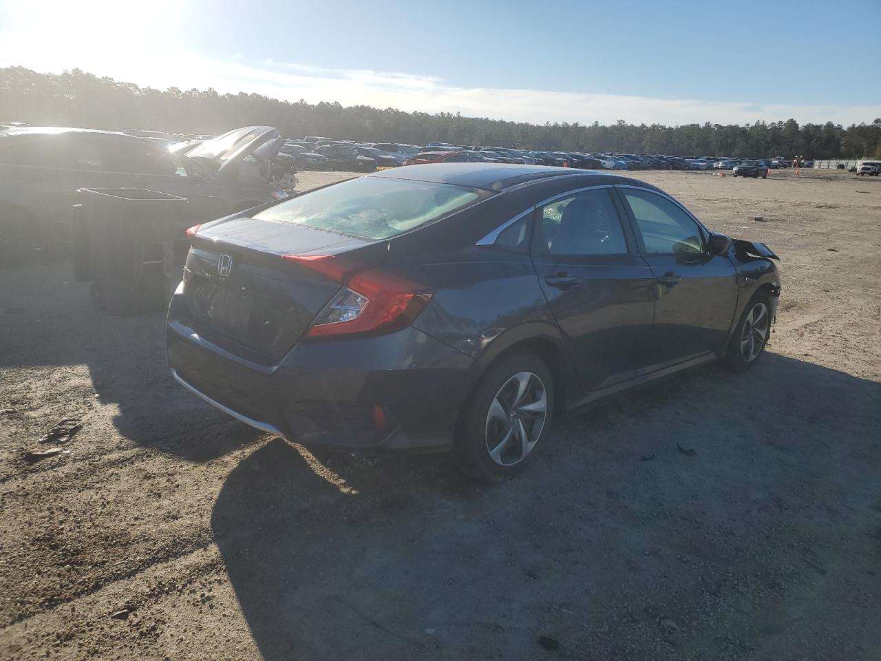 2019 Honda Civic VIN 19XFC2F62KE045881 Copart auction photo, front end damage thumbnail 3