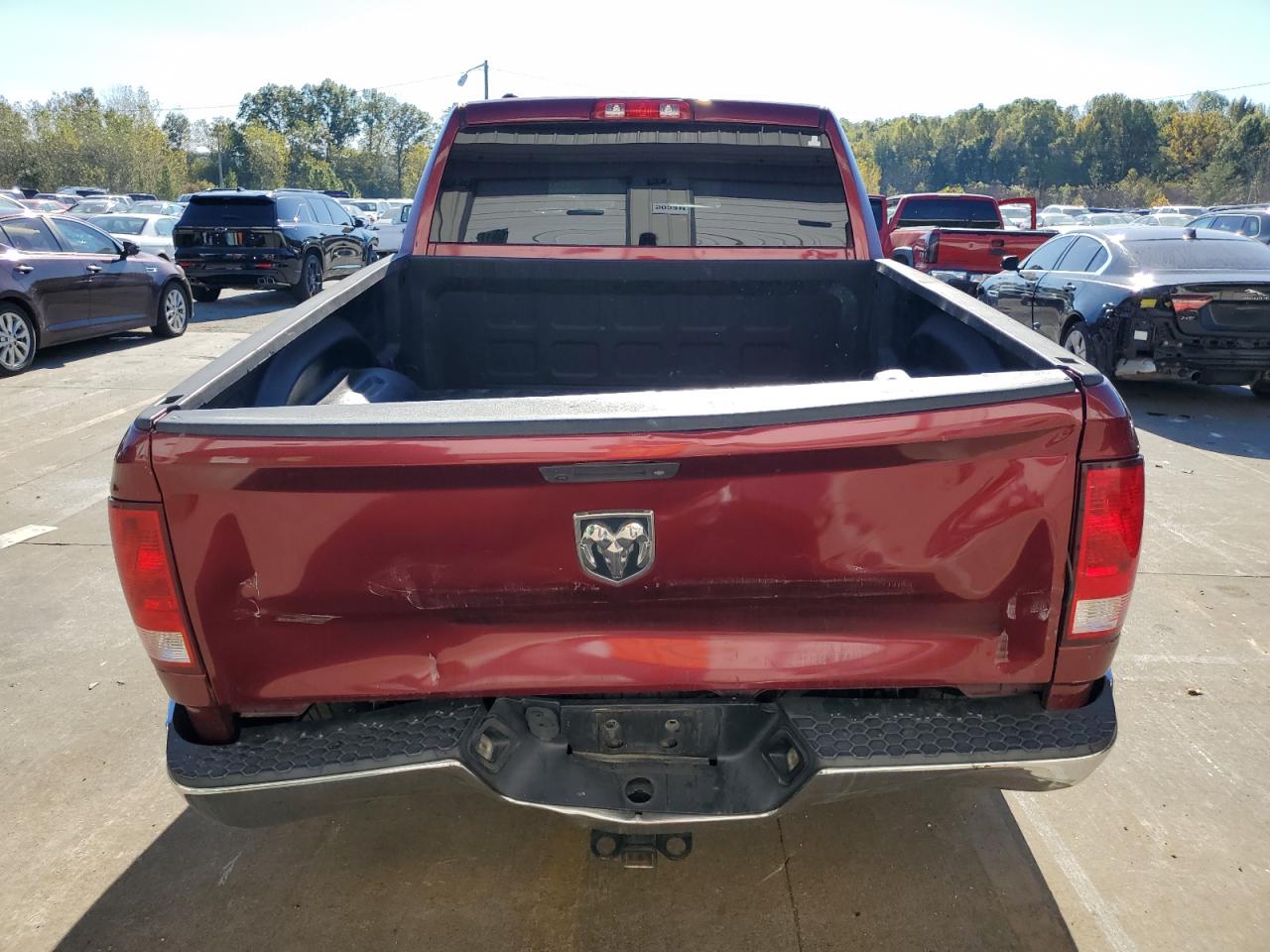 2016 RAM 1500 VIN 1C6RR6FG9GS404876 Copart auction photo, rear end damage thumbnail 5