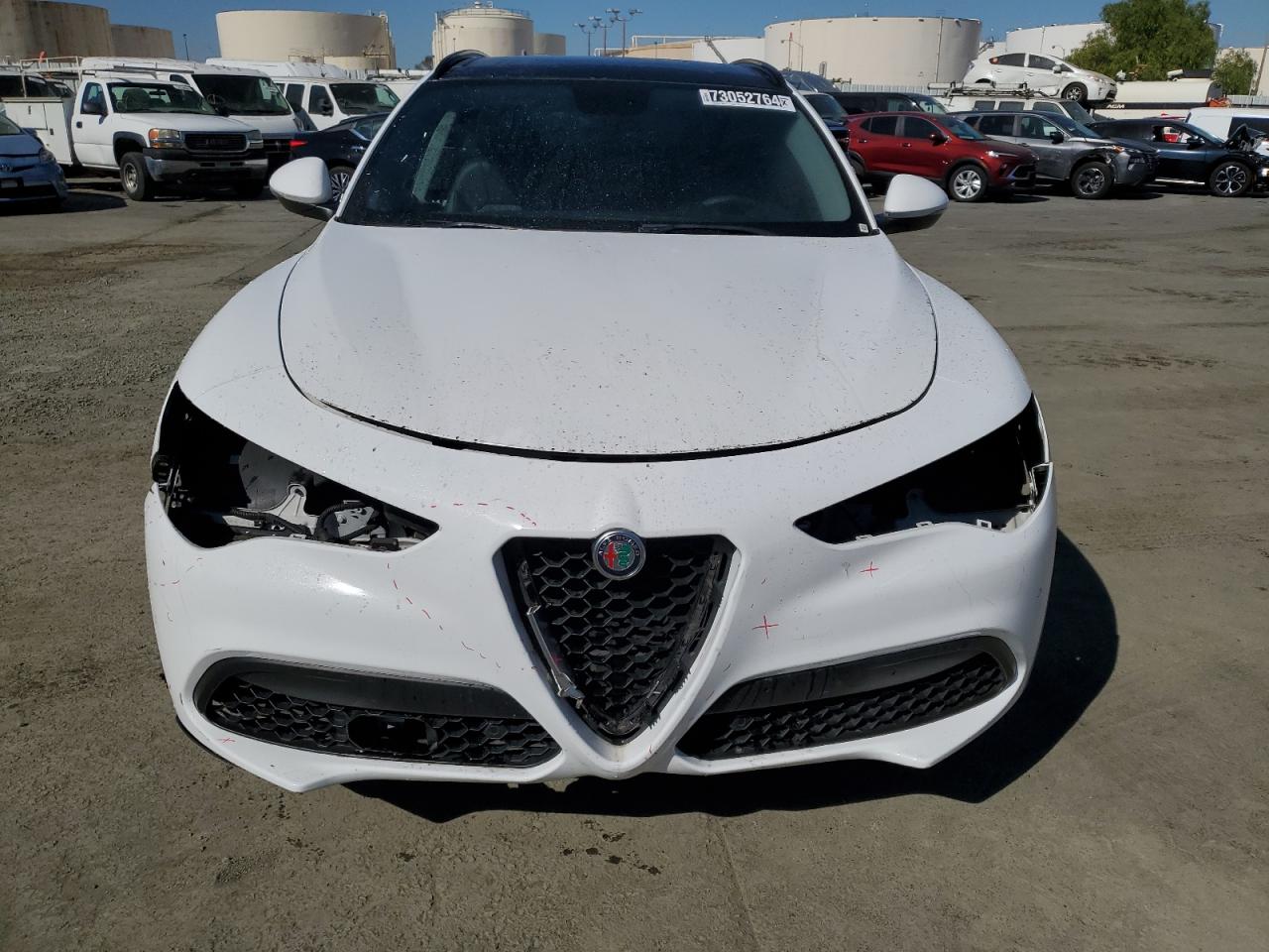 2019 Alfa Romeo Stelvio VIN ZASPAKAN7K7C32114 Copart auction photo, all over / rear end damage thumbnail 5