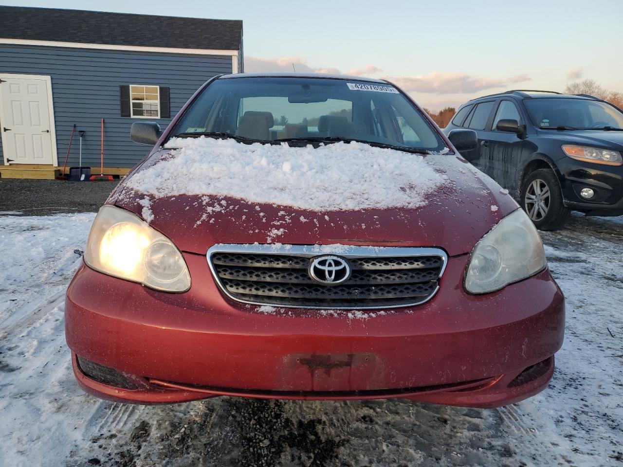 2008 Toyota Corolla VIN 2T1BR32E68C927837 Copart auction photo, front end / rear end damage thumbnail 5
