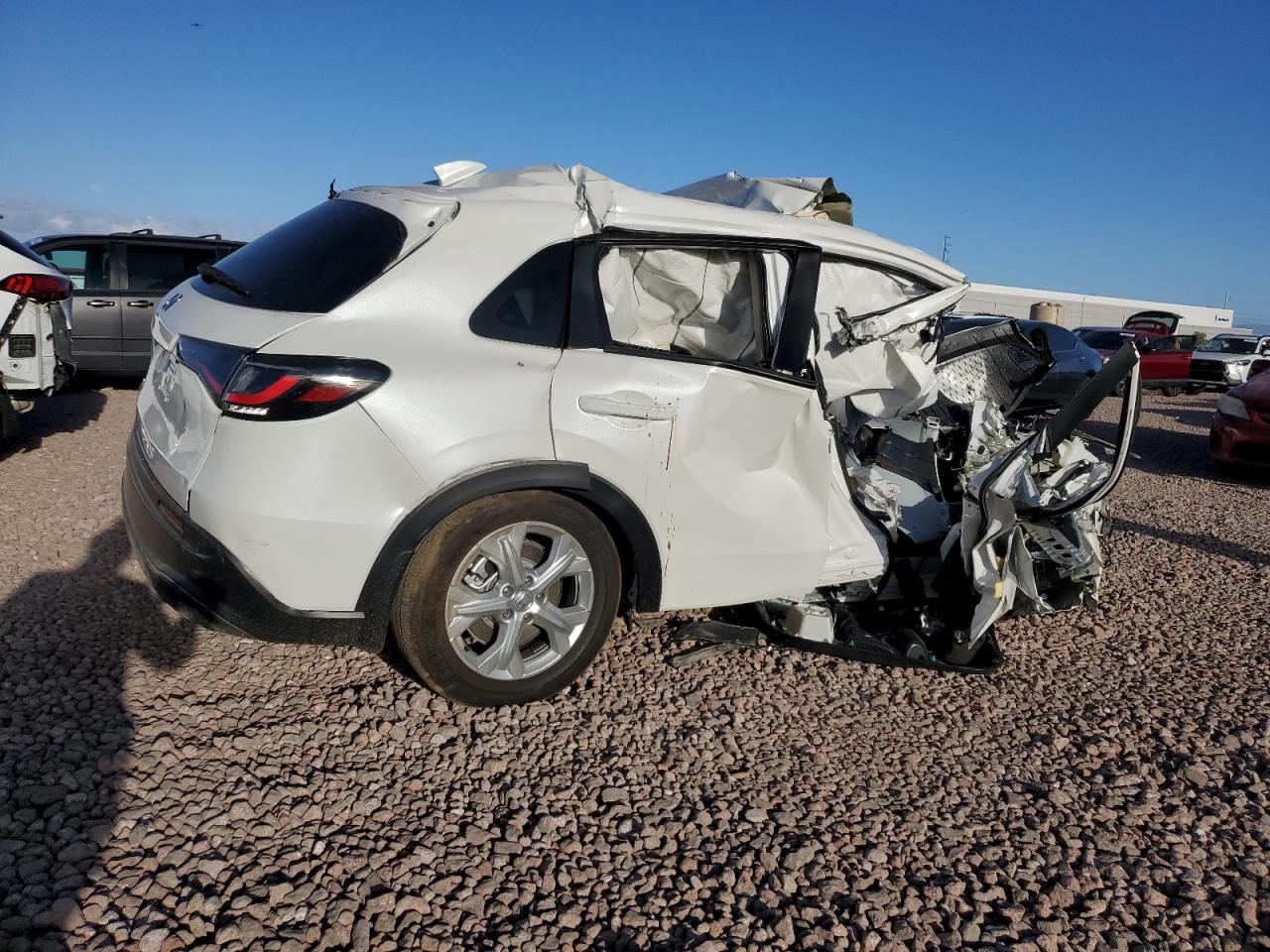 2024 Honda HR-V VIN 3CZRZ1H38RM738358 Copart auction photo, all over damage thumbnail 3