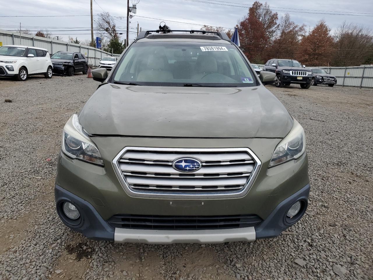 2015 Subaru Outback VIN 4S4BSALCXF3358286 Copart auction photo, front end damage thumbnail 5