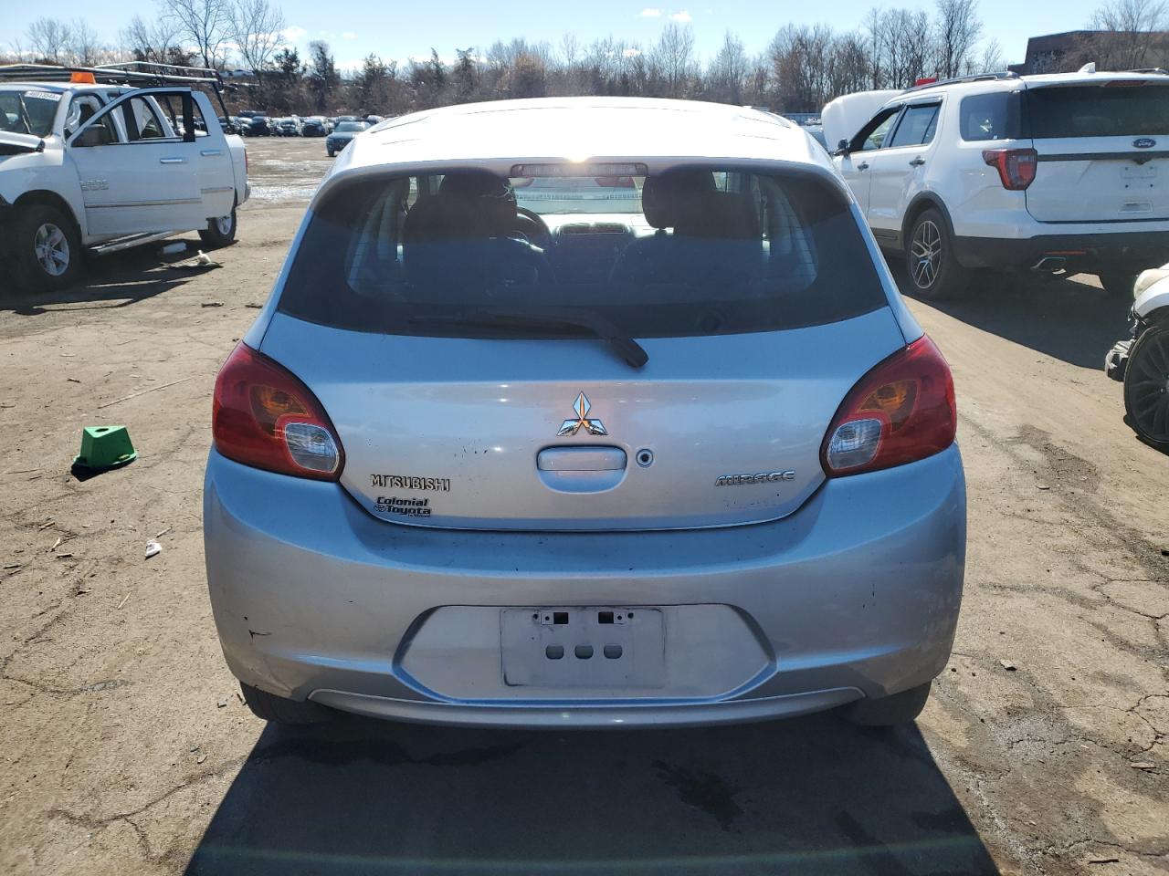 2014 Mitsubishi Mirage VIN ML32A4HJ3EH002895 Copart auction photo, front end damage thumbnail 6