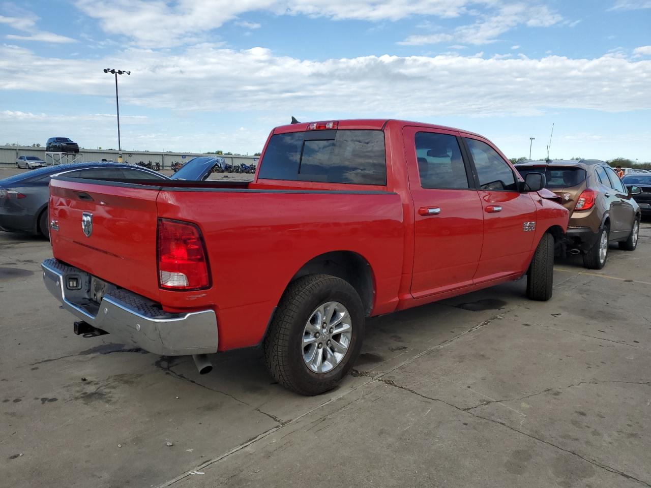 2016 RAM 1500 VIN 1C6RR6LG0GS403541 Copart auction photo, front end damage thumbnail 3