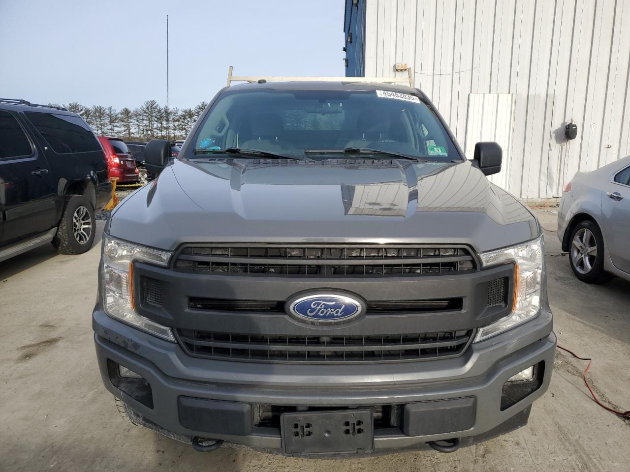 2018 Ford F-150 VIN 1FTMF1EP2JFE34625 Copart auction photo, front end / side damage thumbnail 5