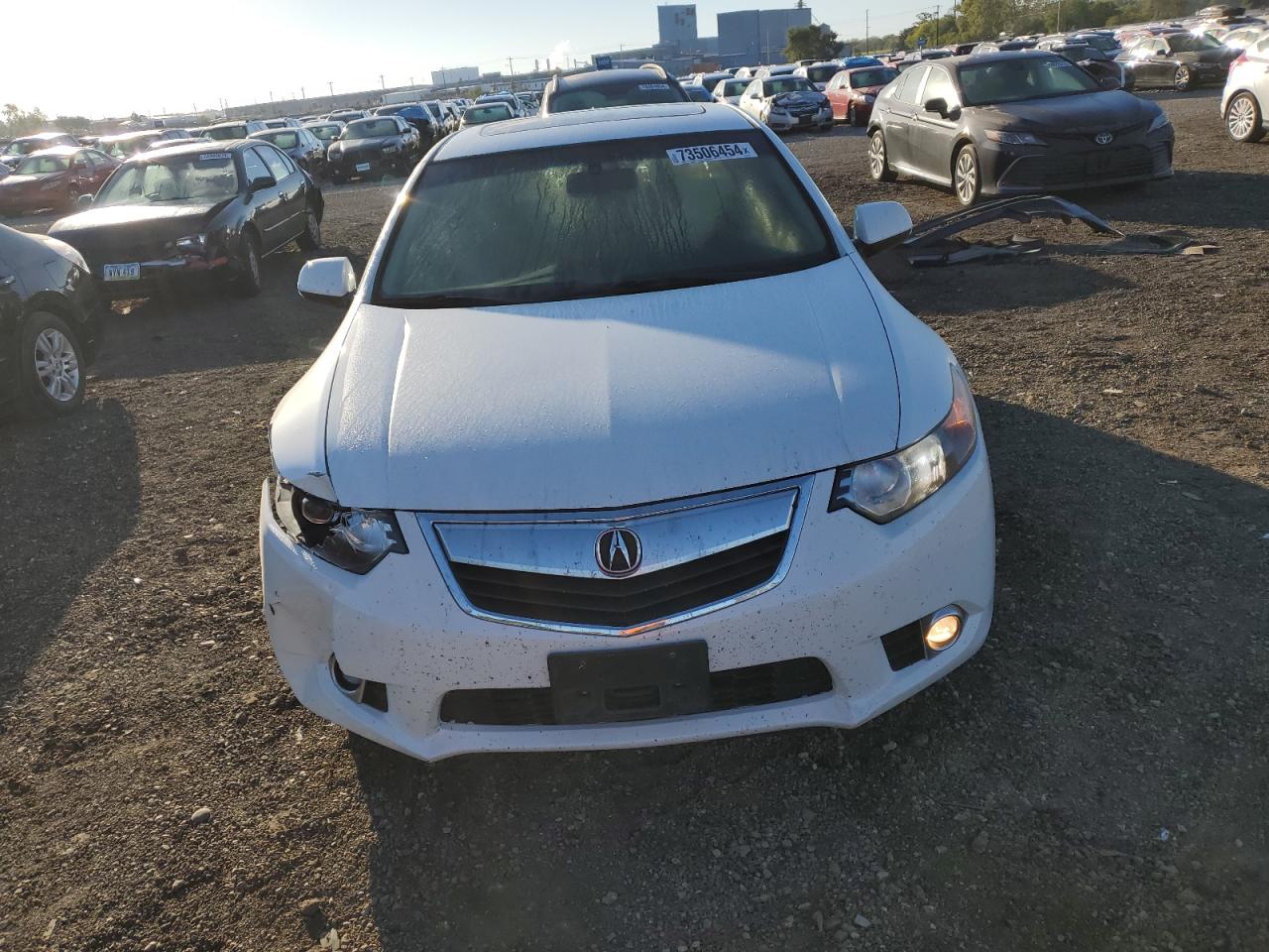 2012 Acura TSX VIN JH4CU2F46CC027955 Copart auction photo, front end damage thumbnail 5