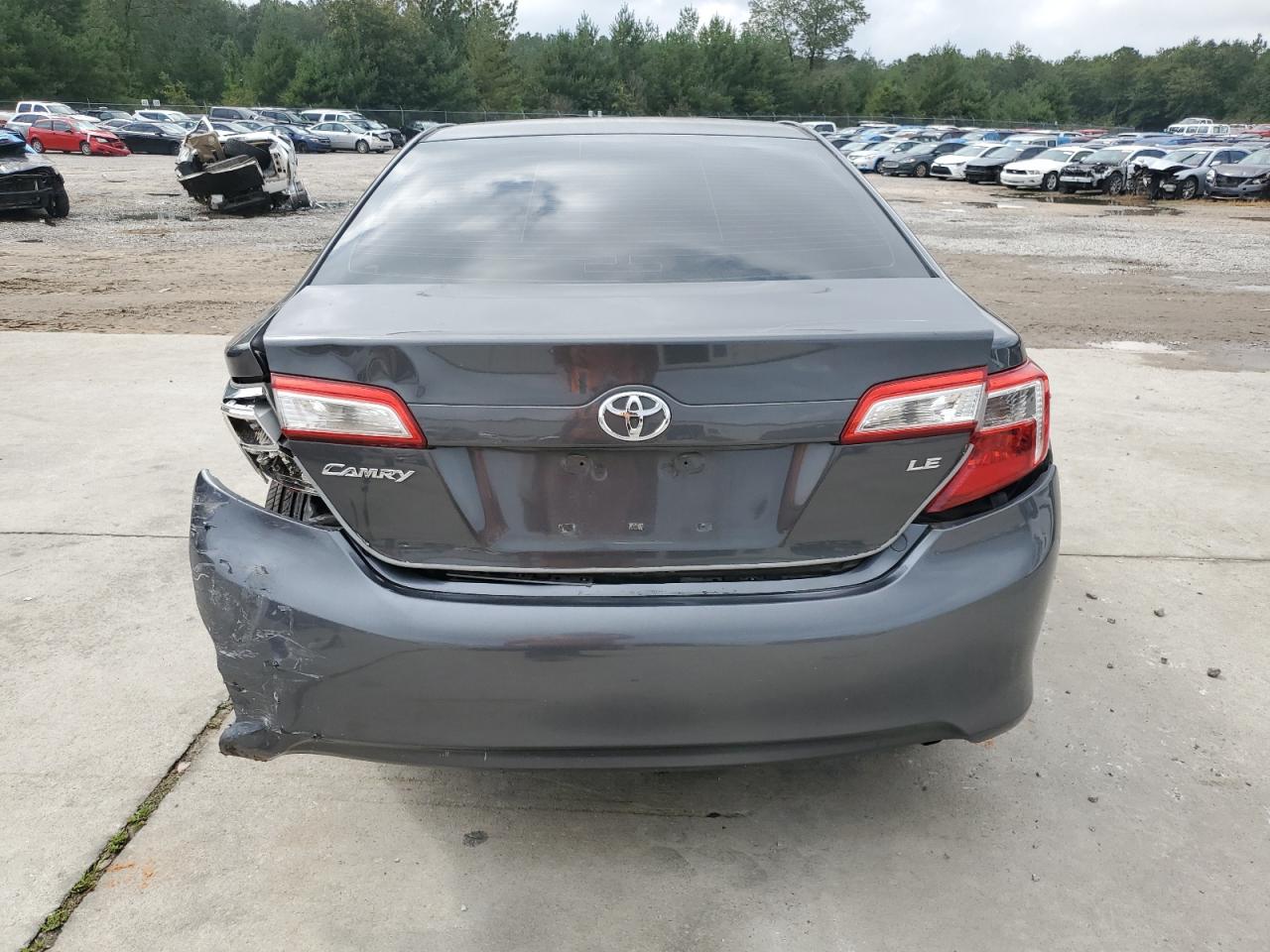 2012 Toyota Camry VIN 4T1BF1FK2CU168737 Copart auction photo, front end / rear end damage thumbnail 6