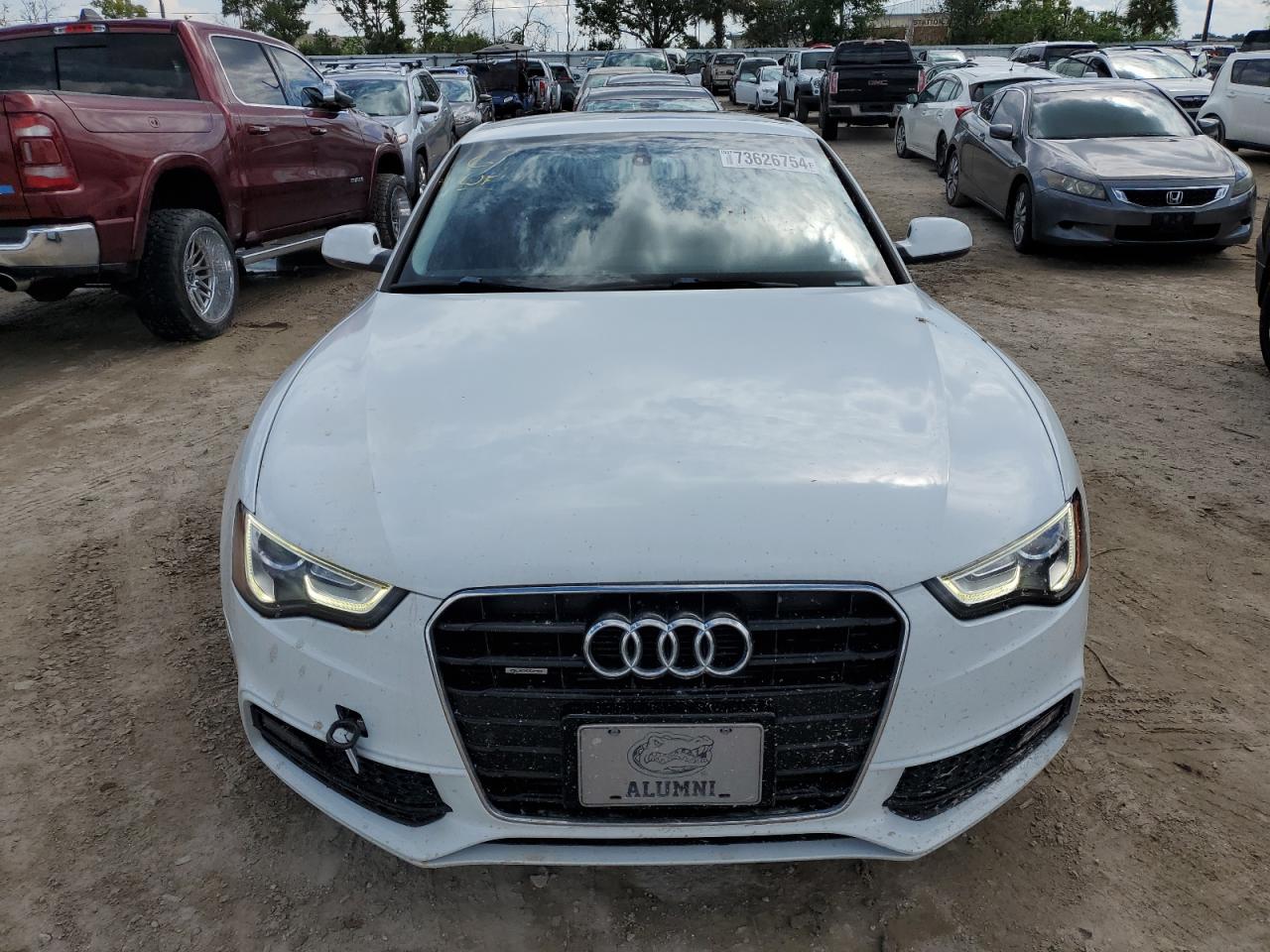 2016 Audi A5 VIN WAUM2AFR6GA009570 Copart auction photo, water/flood damage thumbnail 5