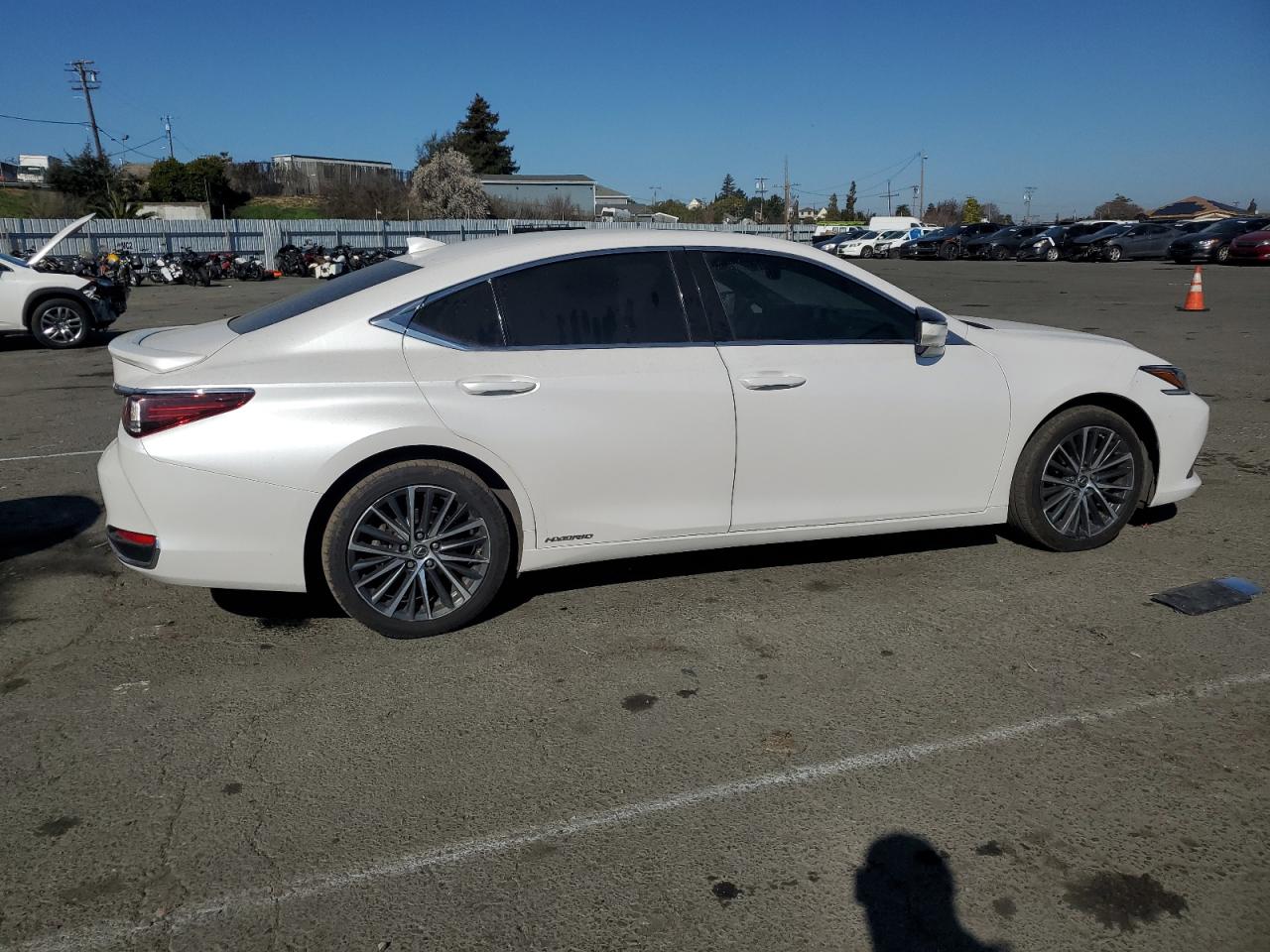 2022 Lexus ES VIN 58ADA1C10NU013702 Copart auction photo, side / rear end damage thumbnail 3
