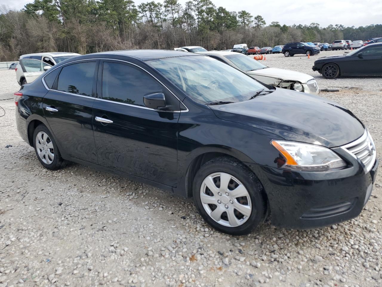 2015 Nissan Sentra VIN 3N1AB7AP6FY242666 Copart auction photo, side / minor dent/scratches damage thumbnail 4