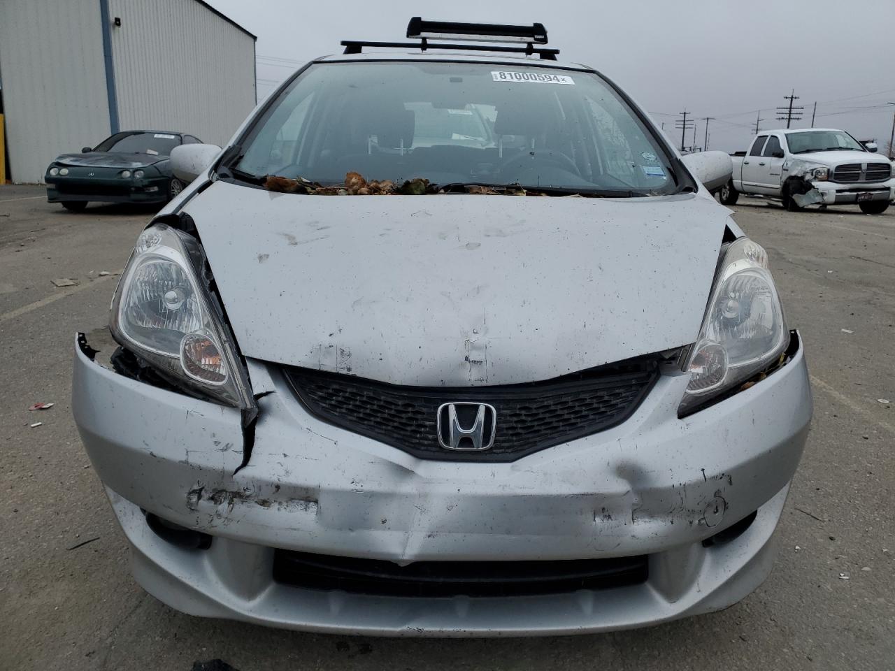 2011 Honda Fit VIN JHMGE8H52BC022757 Copart auction photo, front end damage thumbnail 5