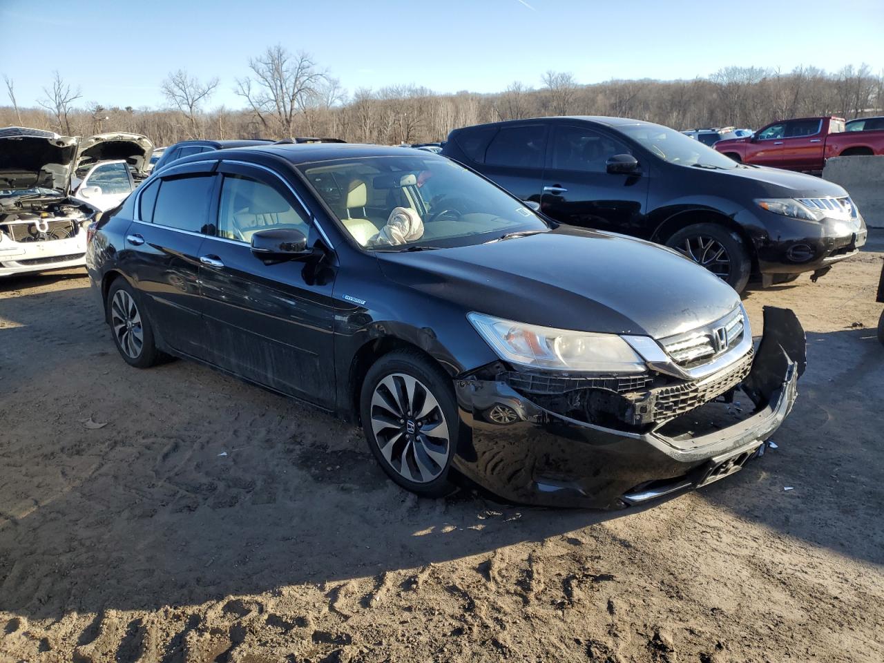 2015 Honda Accord VIN 1HGCR6F70FA006346 Copart auction photo, front end / rear end damage thumbnail 4