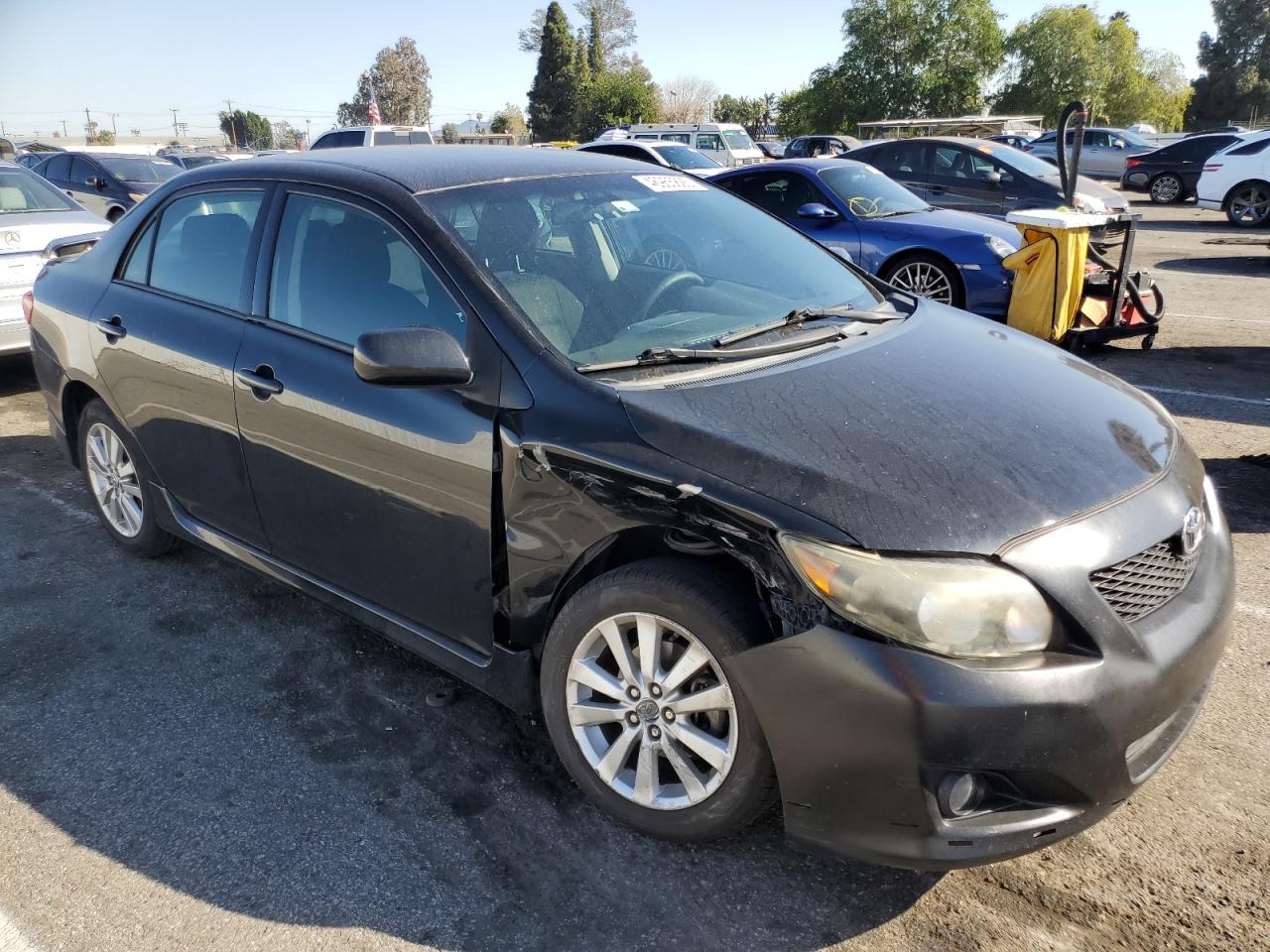 2010 Toyota Corolla VIN 2T1BU4EE7AC473975 Copart auction photo, front end damage thumbnail 4