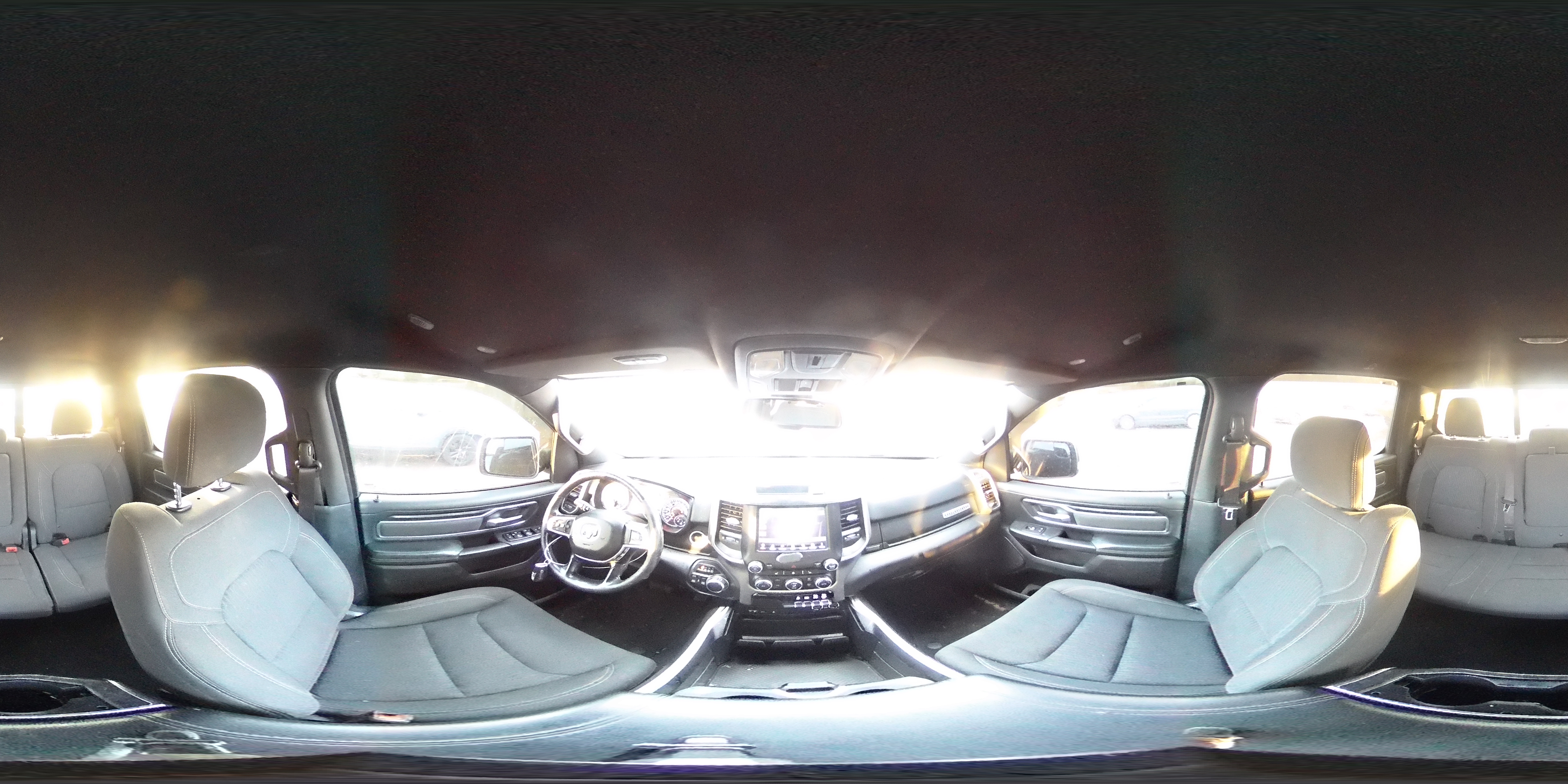 2019 RAM 1500 VIN 1C6SRFFT6KN513463 Copart auction photo, front end / side damage thumbnail 12