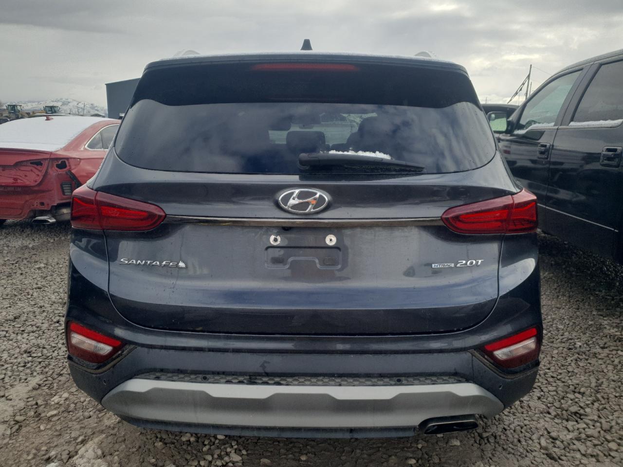 2020 Hyundai Santa Fe VIN 5NMS5CAA7LH255140 Copart auction photo, front end / side damage thumbnail 6