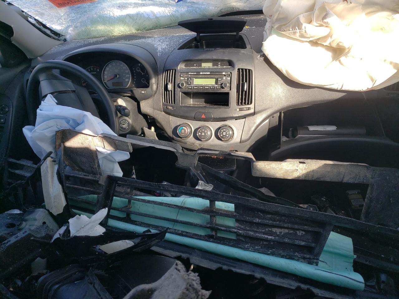 2008 Hyundai Elantra VIN KMHDU45D58U455659 Copart auction photo, front end / side damage thumbnail 8