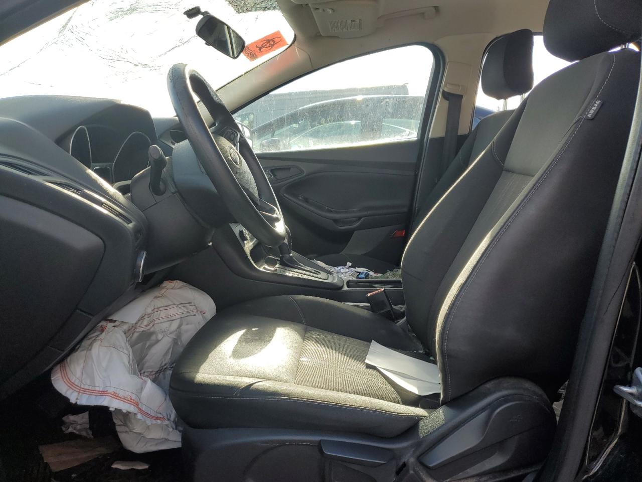 2016 Ford Focus VIN 1FADP3E24GL310028 Copart auction photo, front end / side damage thumbnail 7