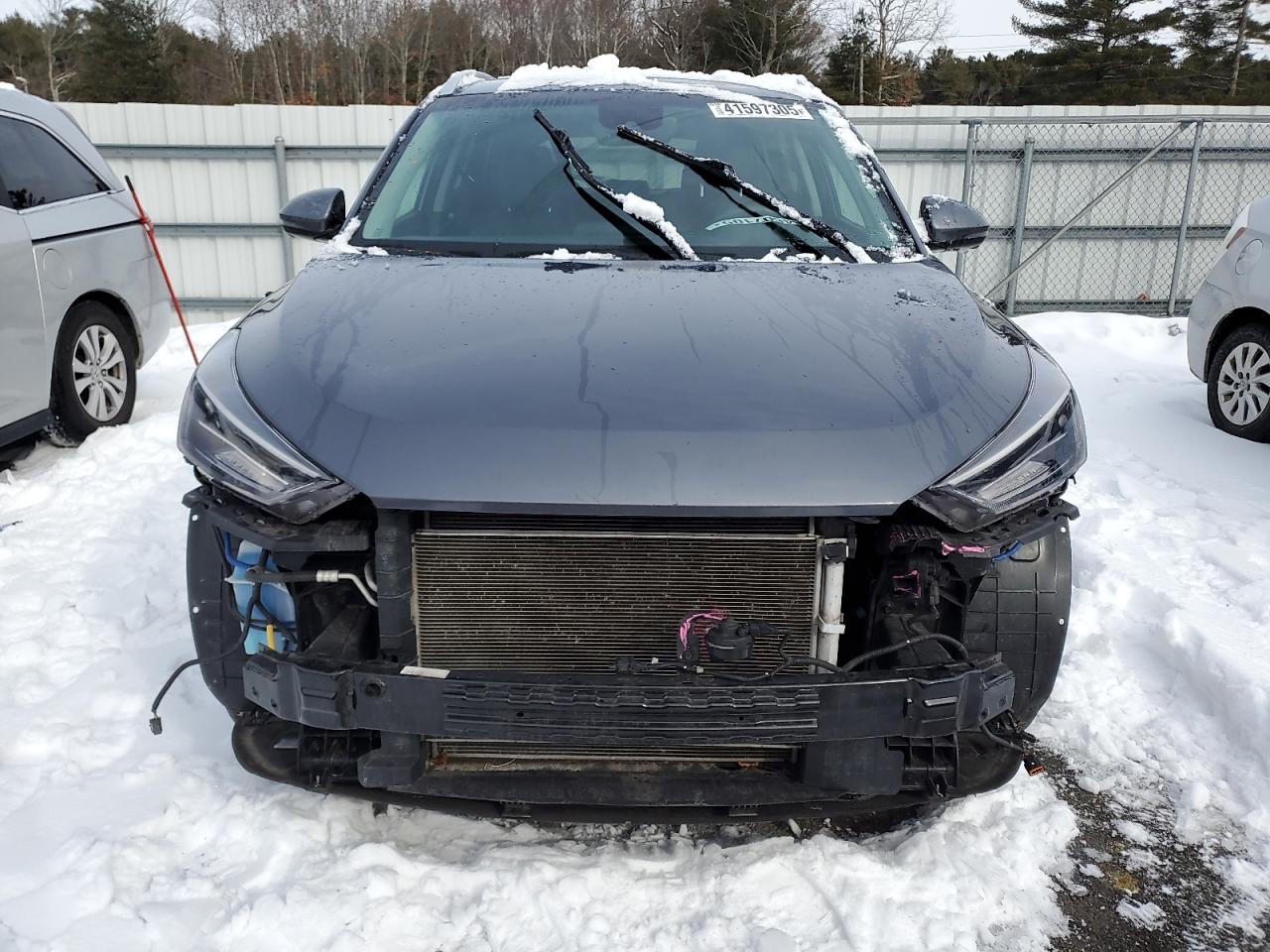 2021 Hyundai Tucson VIN KM8J3CAL5MU311424 Copart auction photo, front end / rear end damage thumbnail 5