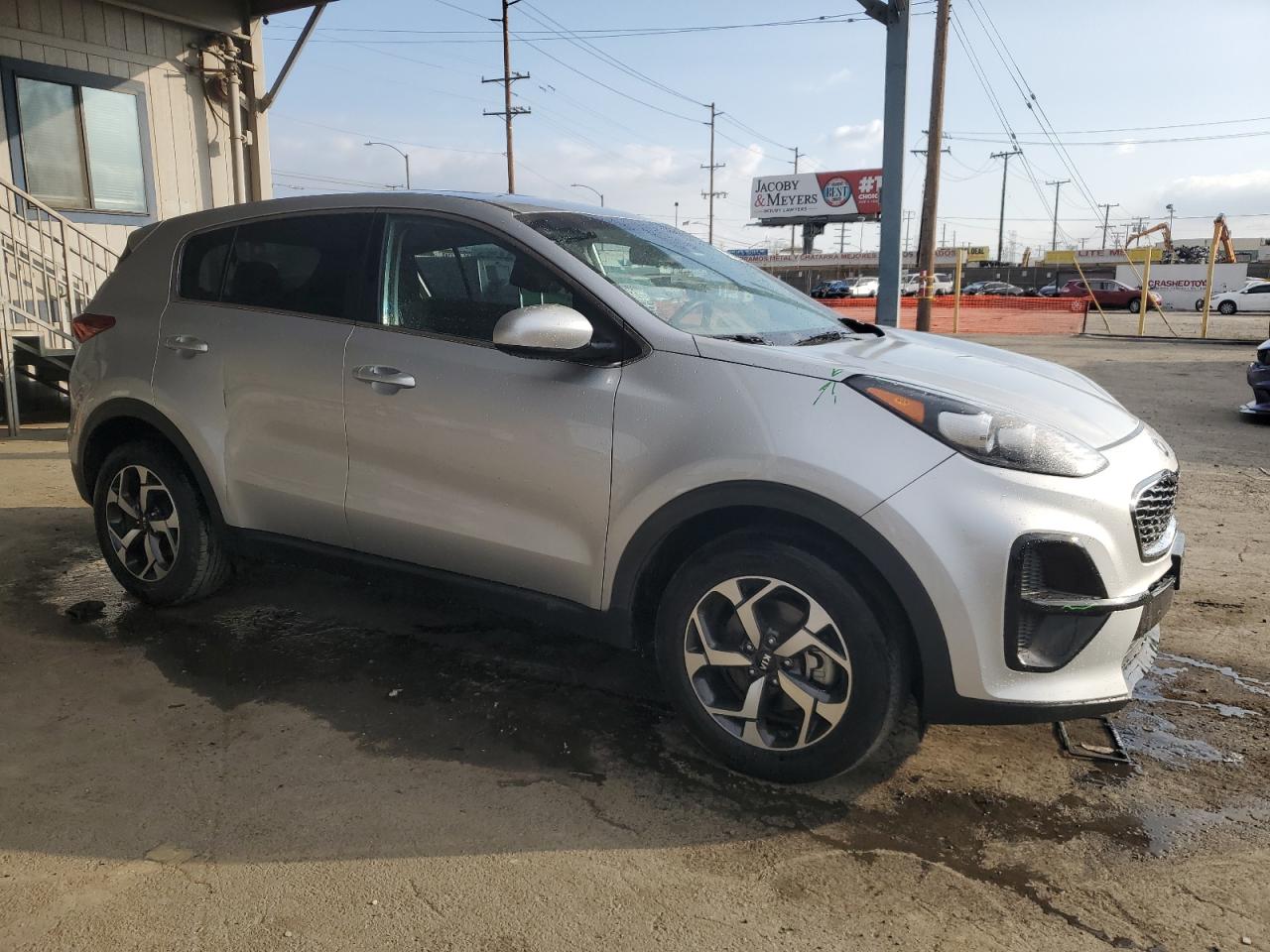 2021 KIA Sportage VIN KNDPM3AC9M7930019 Copart auction photo, stripped damage thumbnail 4