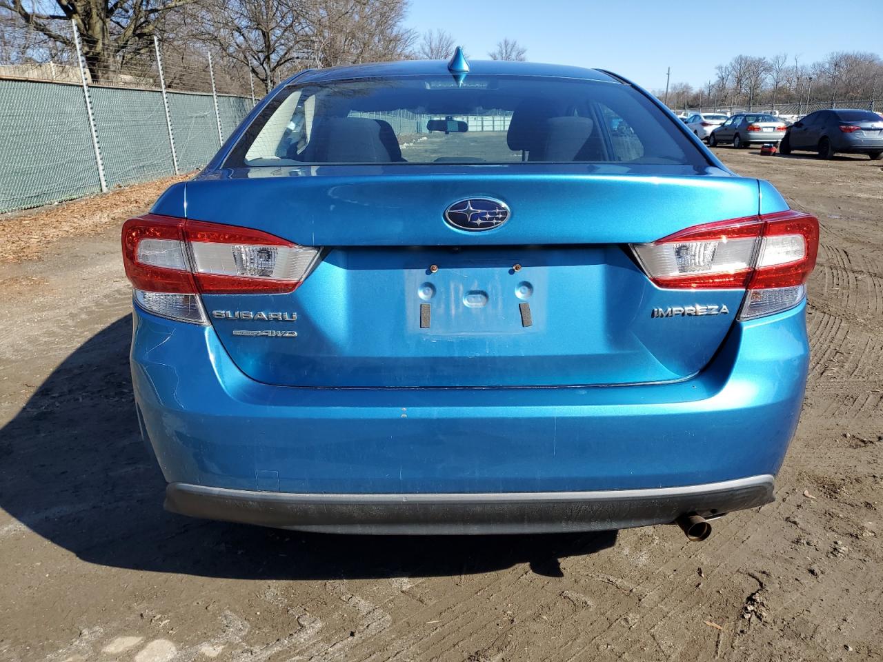 2018 Subaru Impreza VIN 4S3GKAB64J3603792 Copart auction photo, side / front end damage thumbnail 6