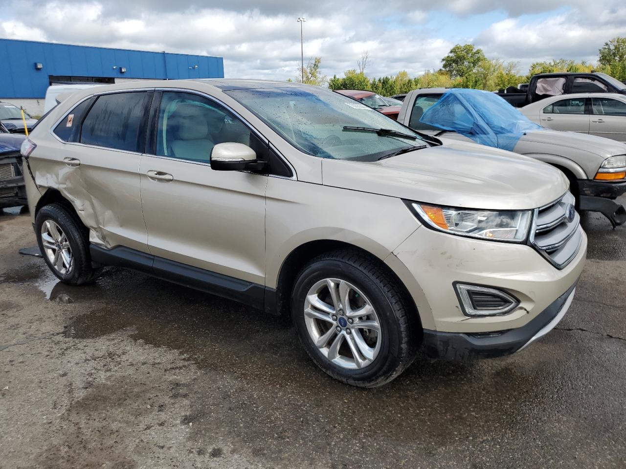 2017 Ford Edge VIN 2FMPK4J96HBC62169 Copart auction photo, rear end / side damage thumbnail 4