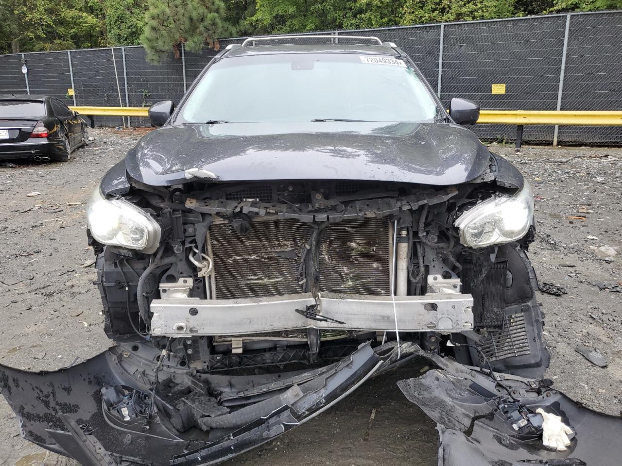 2014 Infiniti QX60 VIN 5N1AL0MM7EC541704 Copart auction photo, front end / minor dent/scratches damage thumbnail 5