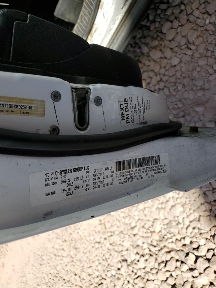 2011 Jeep Liberty (Patriot) VIN 1J4NT1GBXBD252516 Copart auction photo, rear end / front end damage thumbnail 13