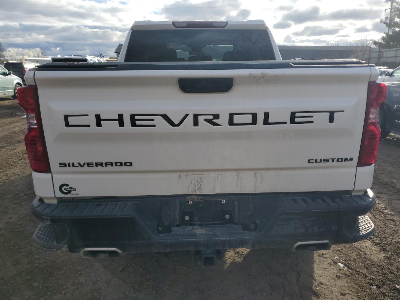 2023 Chevrolet Silverado VIN 3GCUDCED4PG221996 Copart auction photo, front end / side damage thumbnail 6