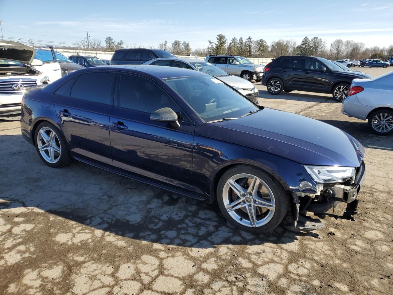 2018 Audi RS4 VIN WAUB4AF44JA233479 Copart auction photo, front end damage thumbnail 4