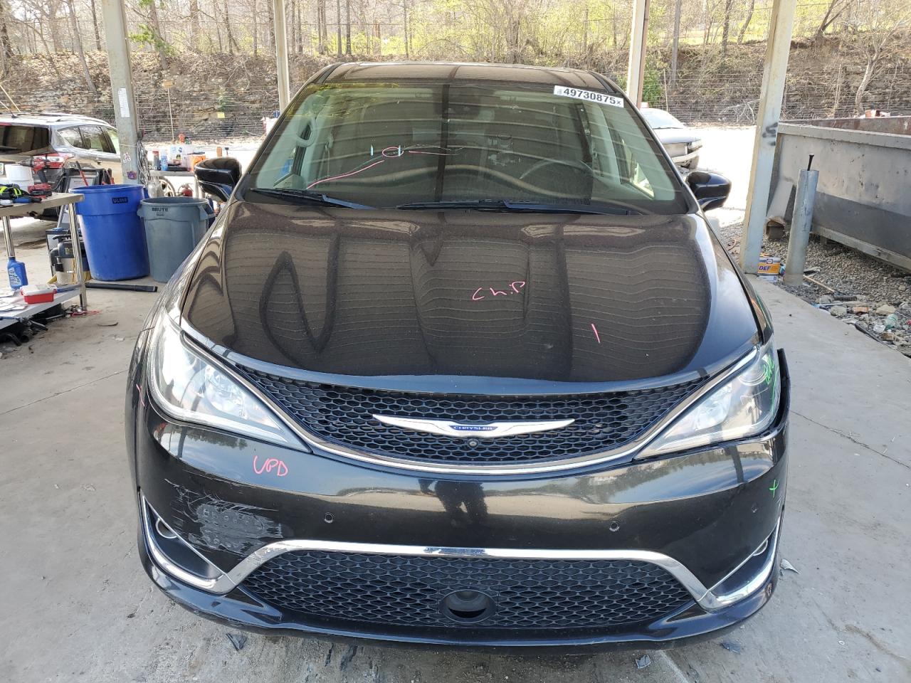 2019 Chrysler Pacifica VIN 2C4RC1FG4KR737638 Copart auction photo, front end damage thumbnail 5