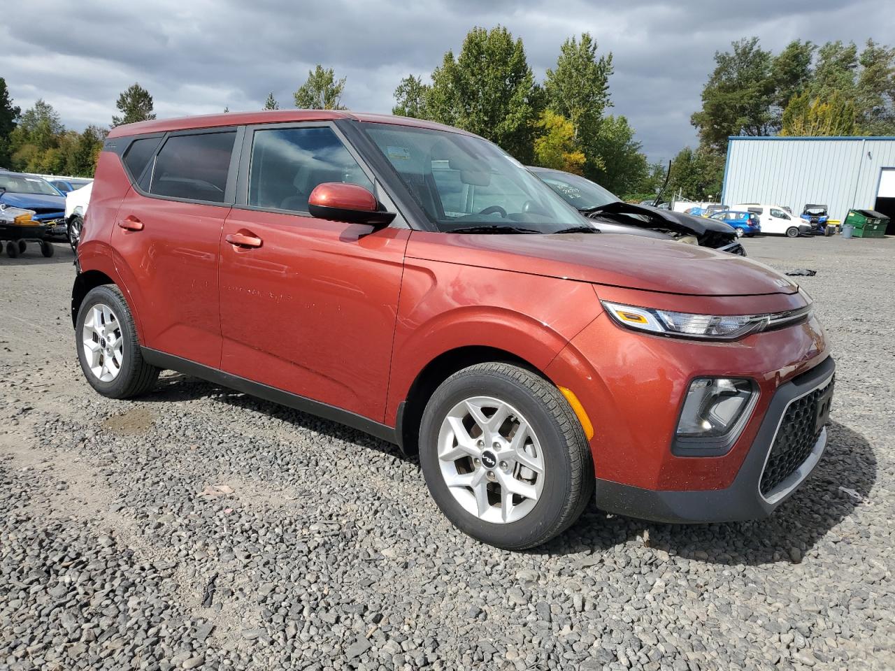 2022 KIA Soul VIN KNDJ23AU2N7835825 Copart auction photo, rear end / side damage thumbnail 4