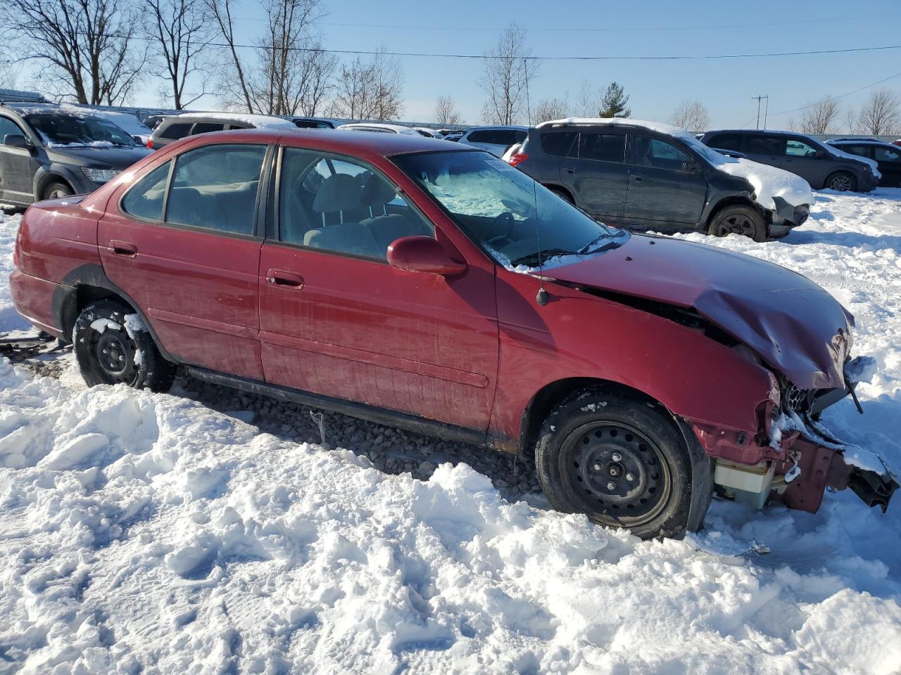 2000 Nissan Sentra VIN 3N1CB51D2YL322887 Copart auction photo, front end damage thumbnail 4