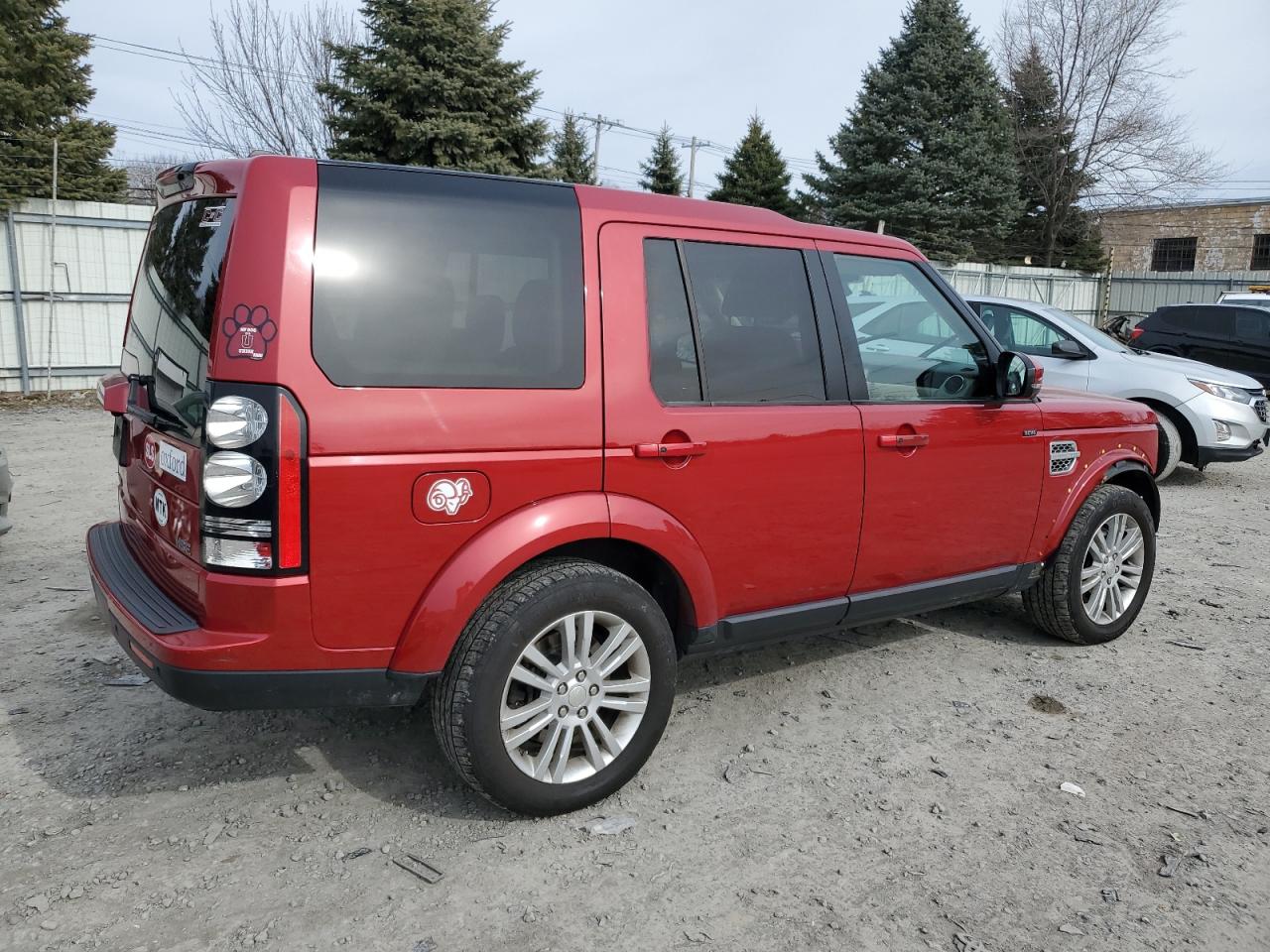 2014 Land Rover LR4 VIN SALAK2V62EA724922 Copart auction photo, front end damage thumbnail 3