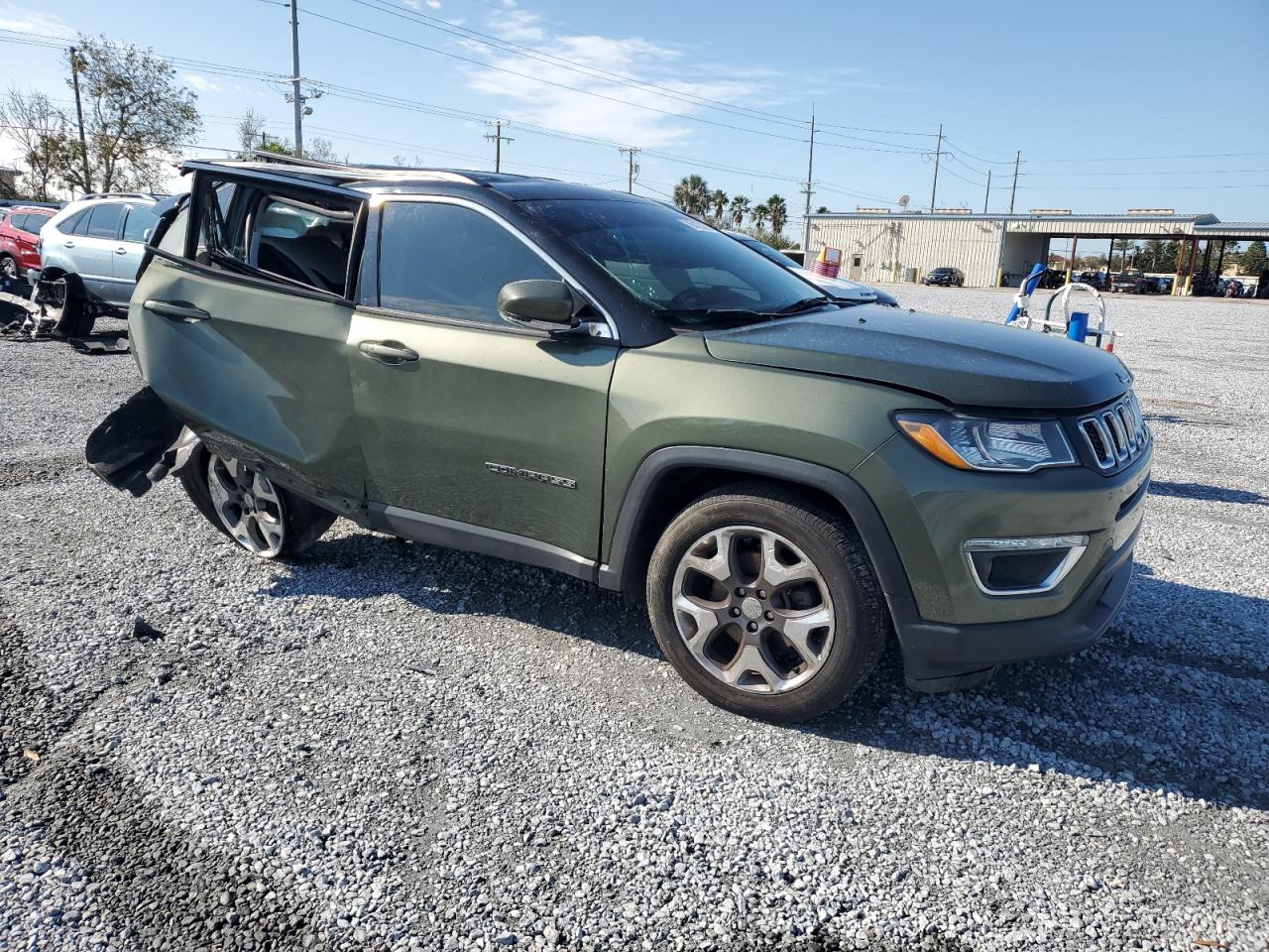 2020 Jeep Compass VIN 3C4NJCCBXLT150691 Copart auction photo, rear end damage thumbnail 4