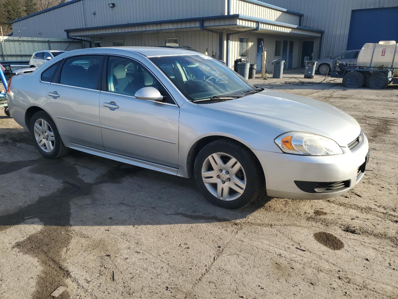 2011 Chevrolet Impala VIN 2G1WB5EK7B1167080 Copart auction photo, front end / side damage thumbnail 4