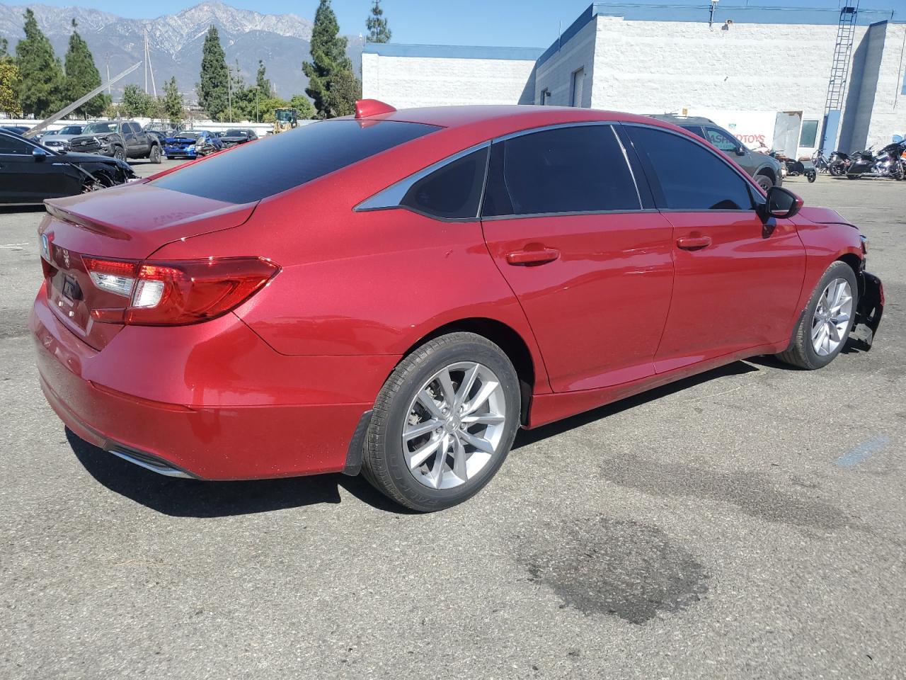 2022 Honda Accord VIN 1HGCV1F12NA021200 Copart auction photo, front end damage thumbnail 3