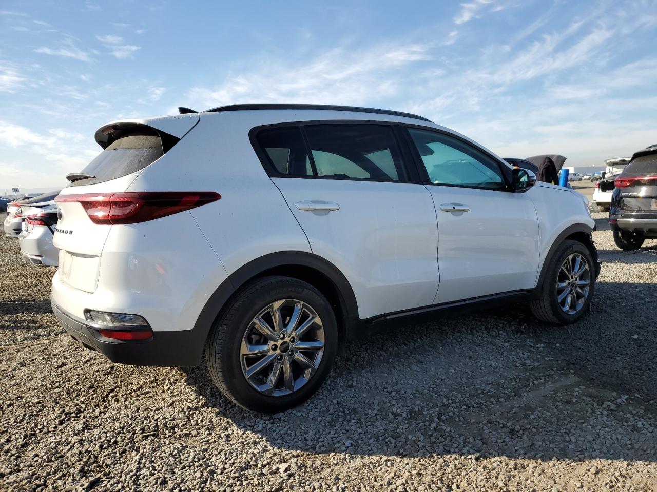 2022 KIA Sportage VIN KNDP63AC8N7021491 Copart auction photo, front end damage thumbnail 3