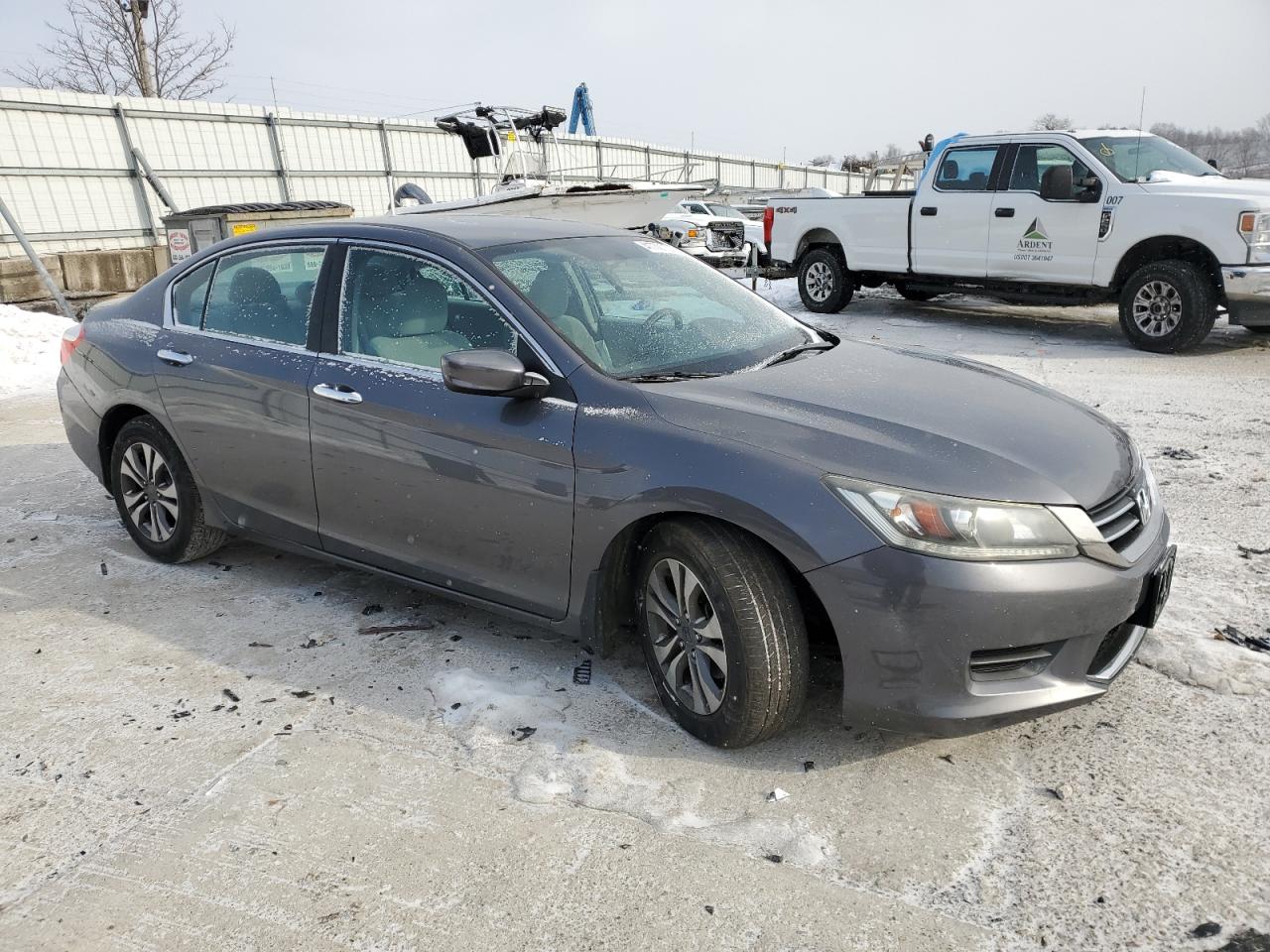 2013 Honda Accord VIN 1HGCR2F32DA158602 Copart auction photo, front end / rear end damage thumbnail 4