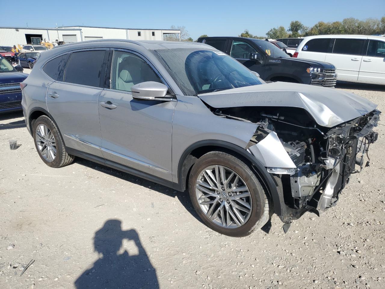 2022 Acura MDX VIN 5J8YE1H81NL021287 Copart auction photo, front end damage thumbnail 4