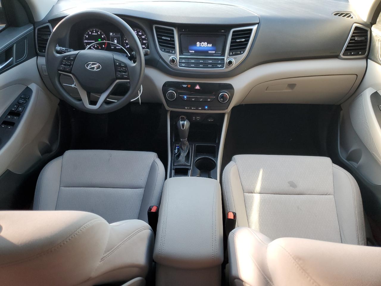 2017 Hyundai Tucson VIN KM8J3CA49HU346871 Copart auction photo, rear end damage thumbnail 8