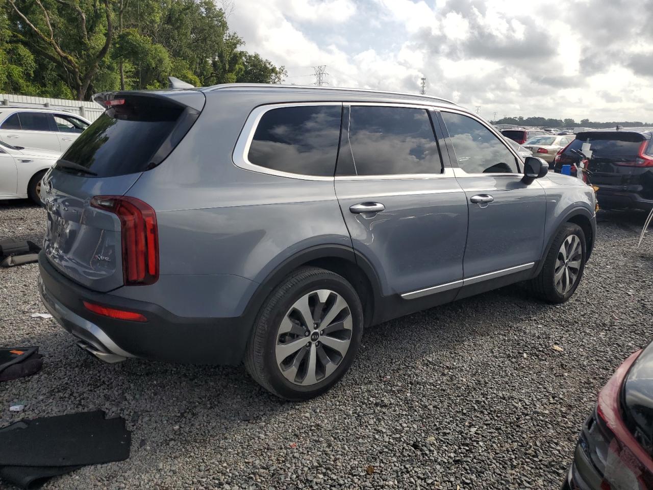 2020 KIA Telluride VIN 5XYP64HC3LG021474 Copart auction photo, rear end / front end damage thumbnail 3